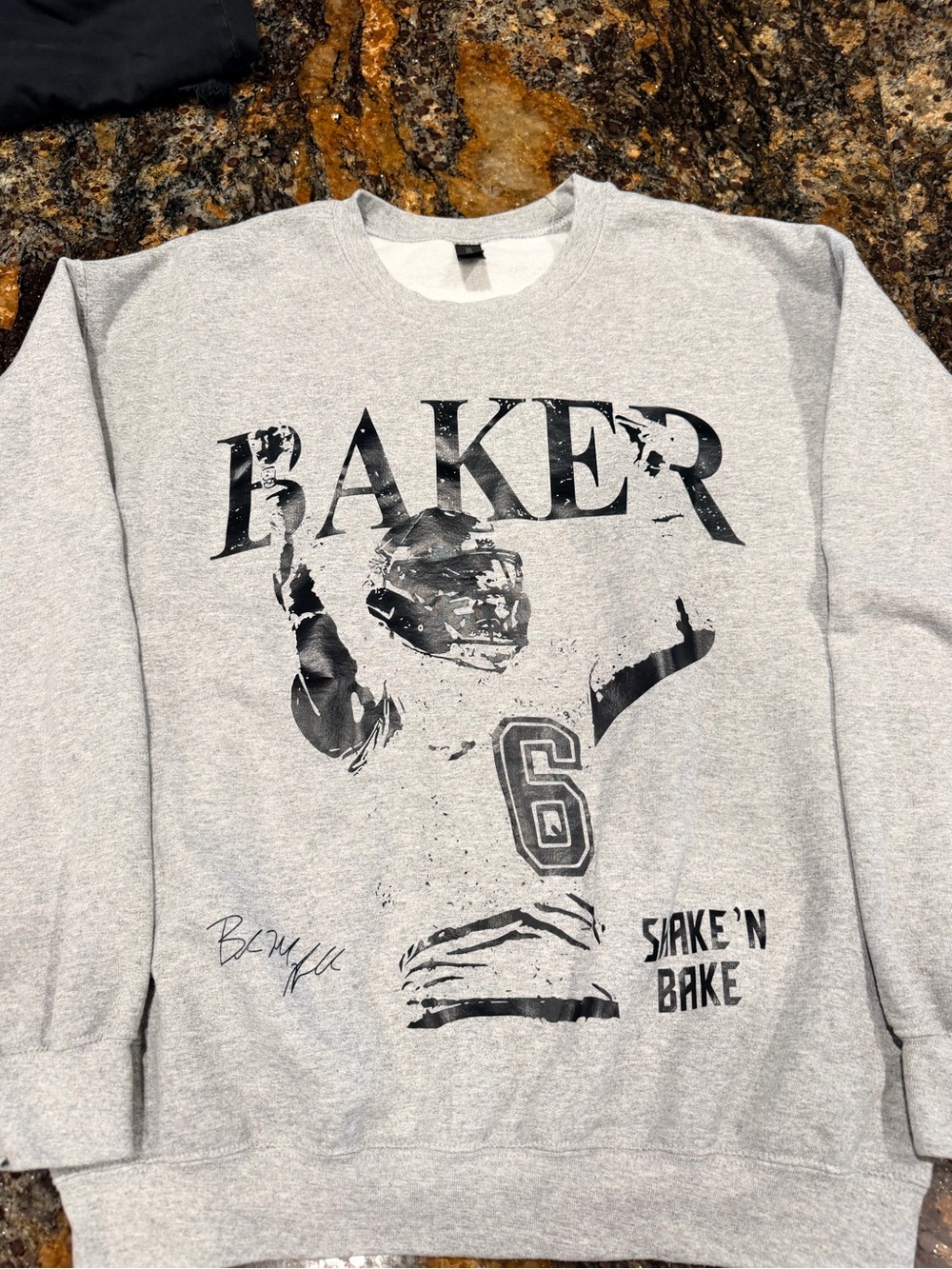 Baker Mayfield Graphic Crewneck Sweatshirt - Bakers
